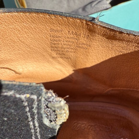 Madewell Black Leather Ankle Boots 9.5 - Picture 6 of 6